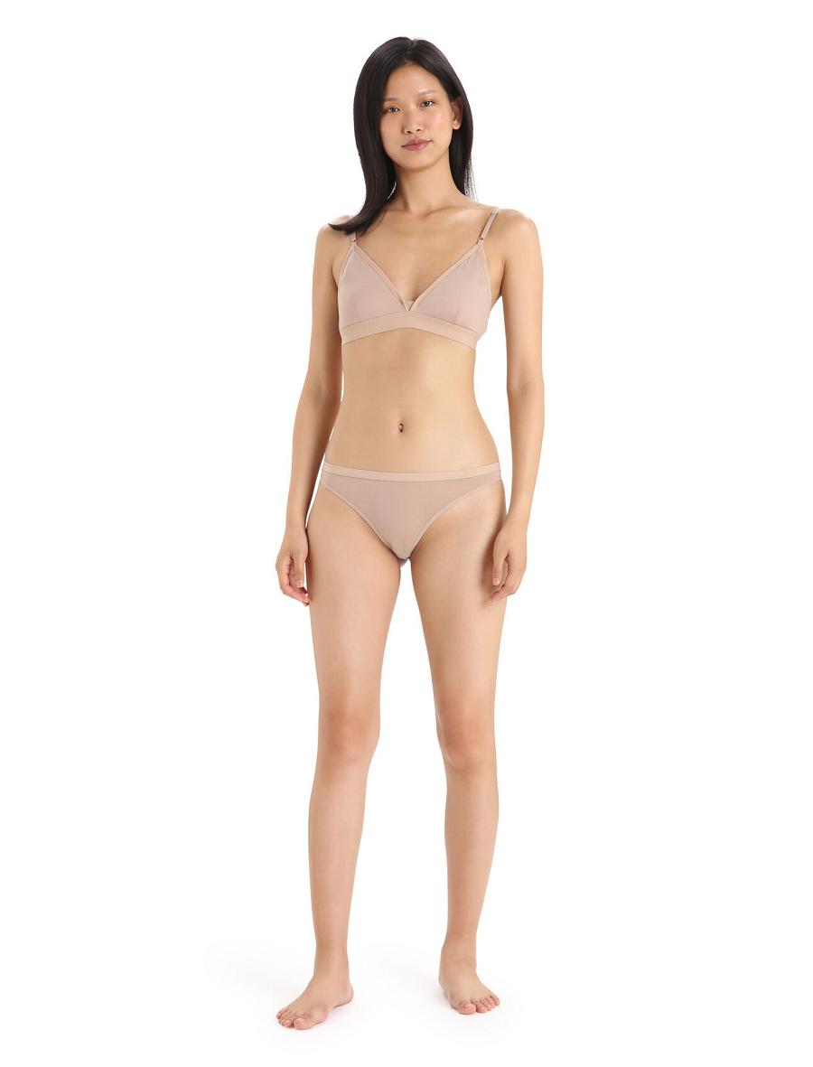 Praline Women's Icebreaker Merino Siren Thong Underwear | USA 1703EBCX